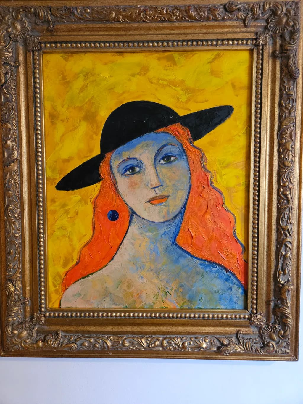 Whispers of Color: A Portrait of Elegance and Mystery