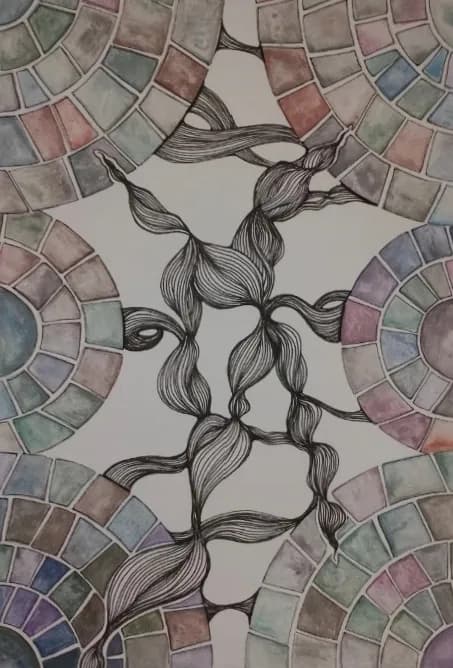 Whispers of Connection: A Dance of Color and Lineage
