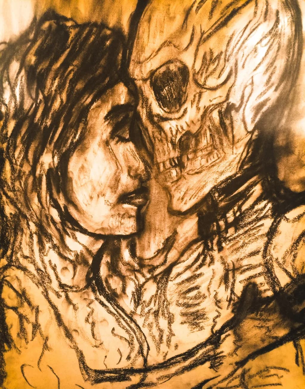 Eternal Embrace: A Dance Between Life and Death