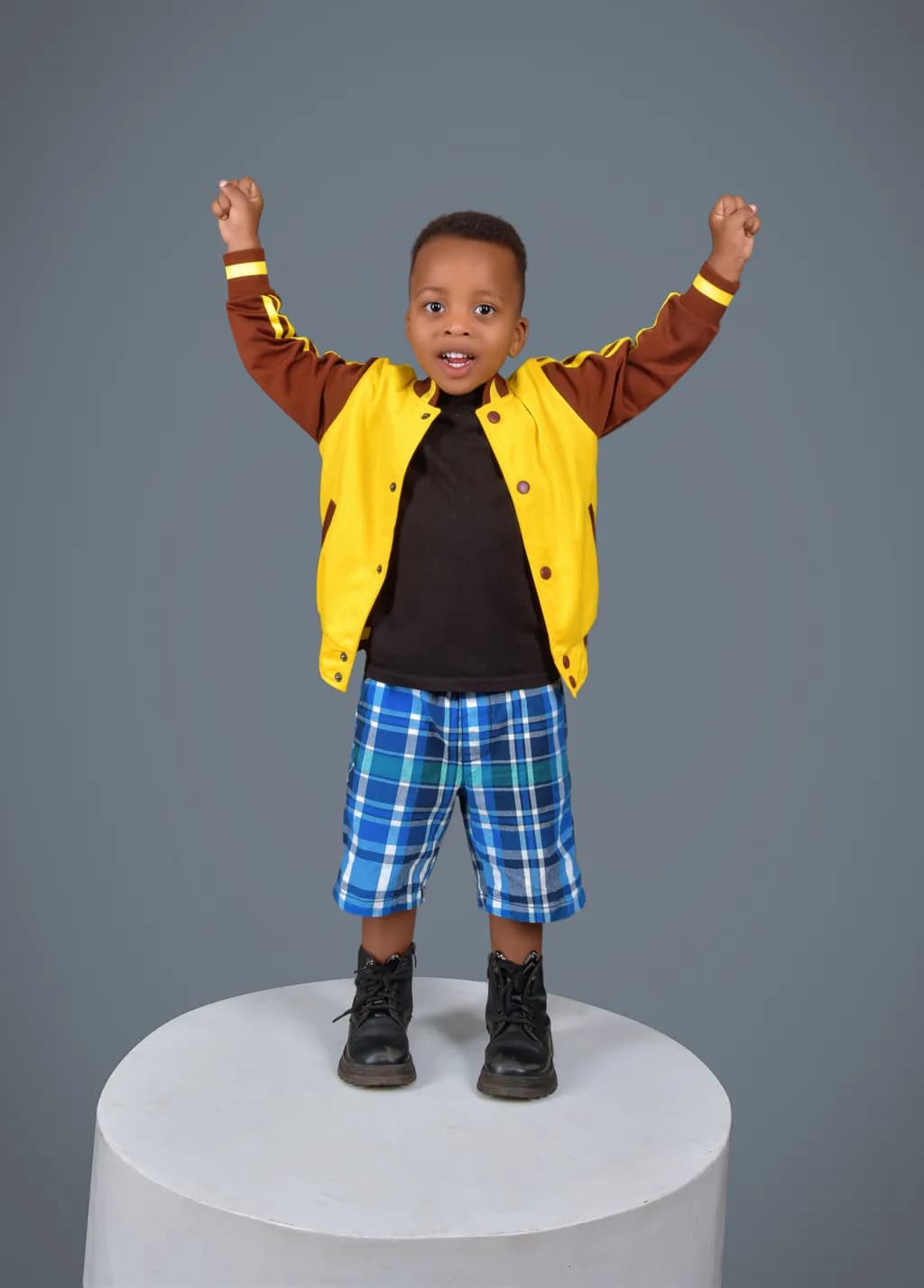 Joyful Confidence: A Playful Celebration of Childhood in Vibrant Colors