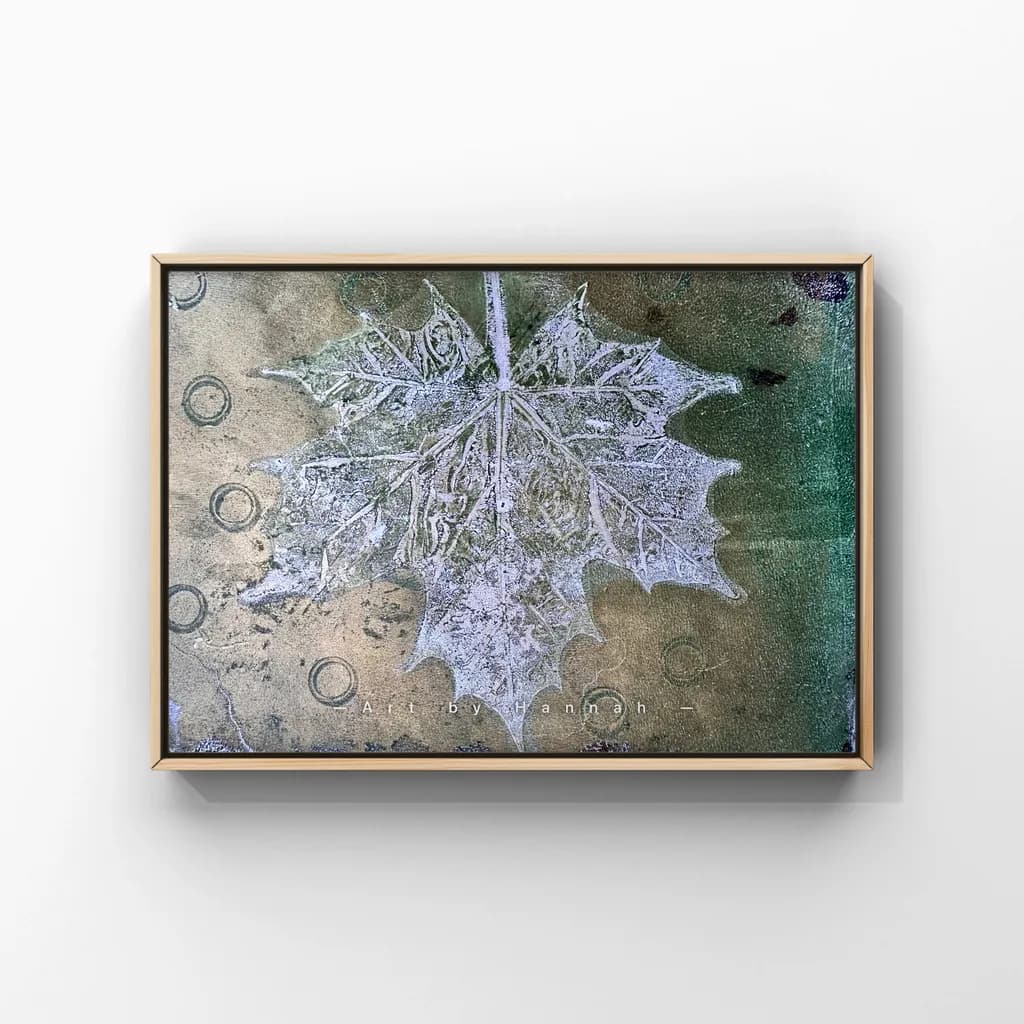 Frosted Leaf Imprint