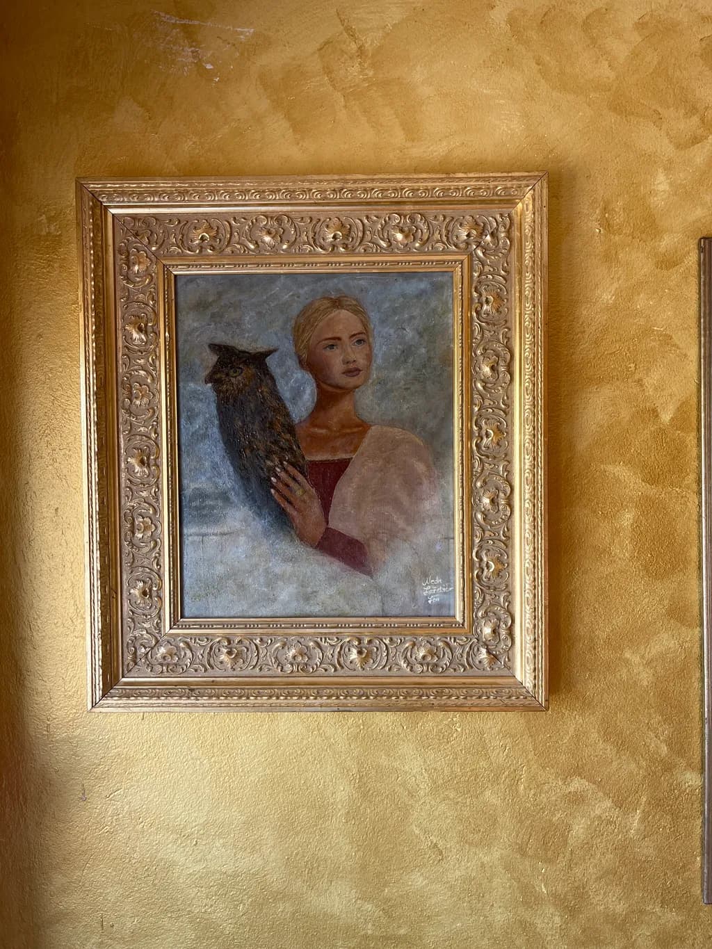 Whispers of Wisdom: A Portrait of Grace and Nature's Guardian