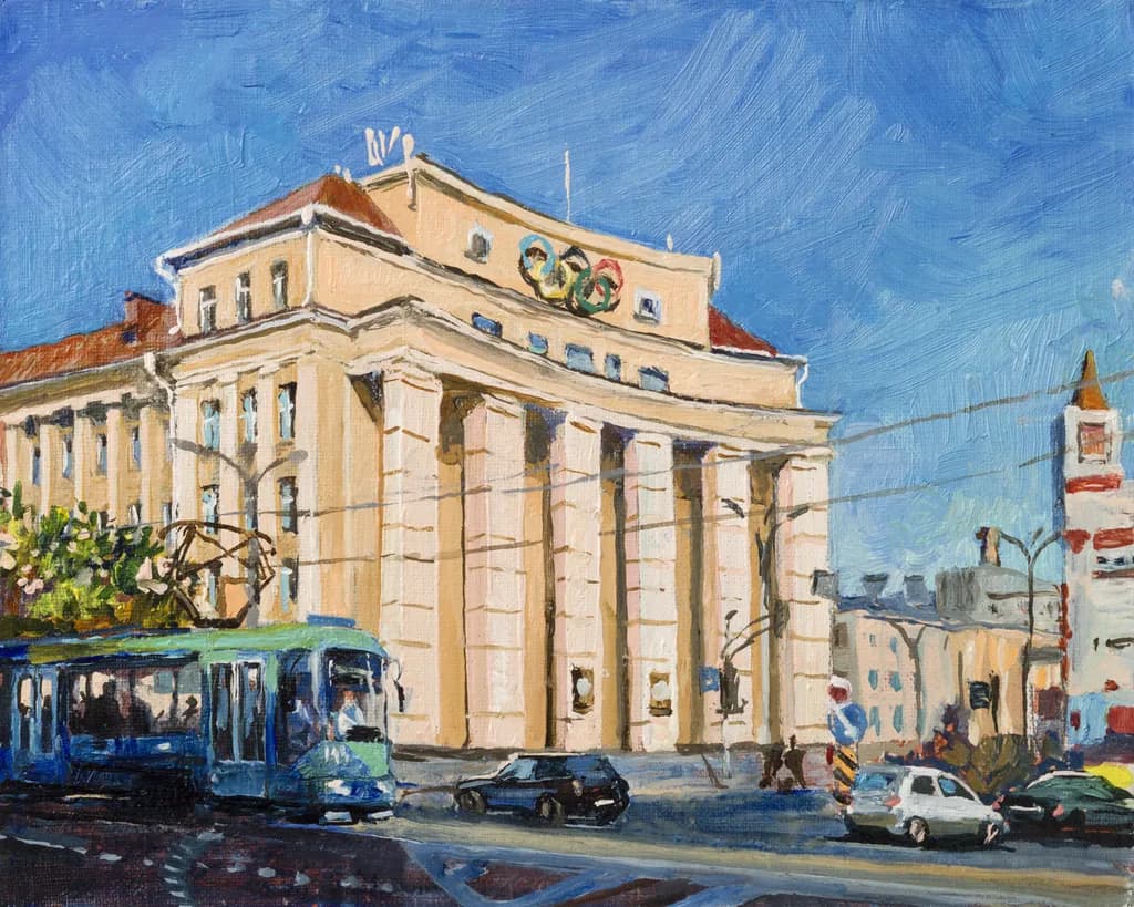 Olympic Building Street Scene