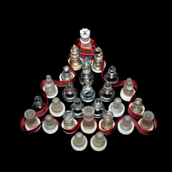 "Chessboard Dreams: A Playful Dance of Strategy and Light"