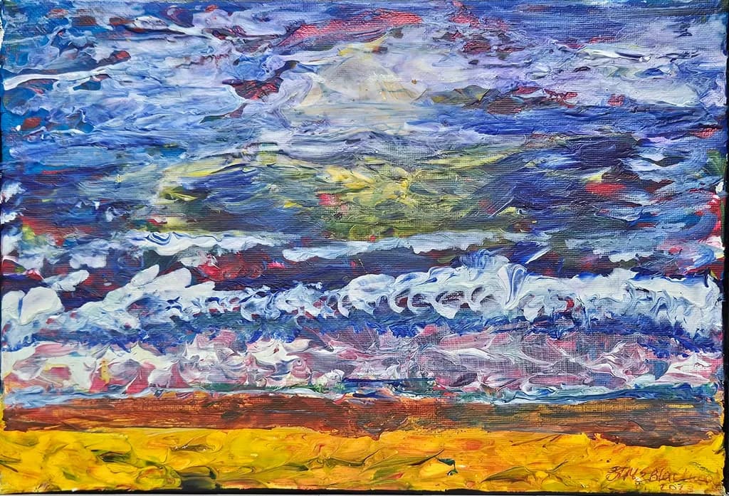 Whispers of the Sky: A Vibrant Dance of Clouds and Color