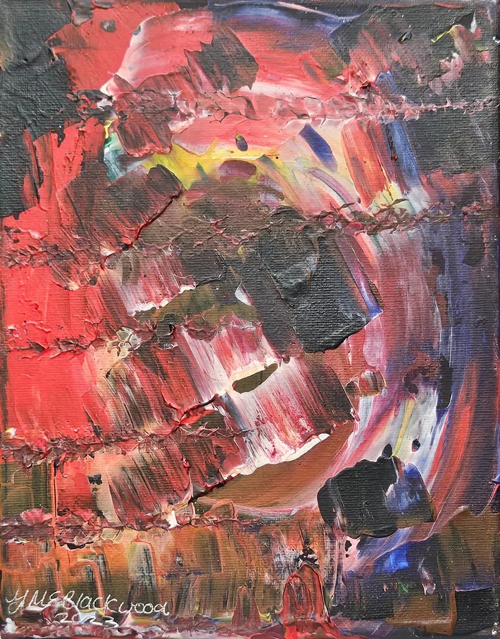 Vibrant Chaos: An Expressive Journey Through Abstract Textures