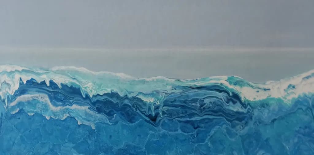 Ocean's Embrace: A Serene Dance of Waves and Sky