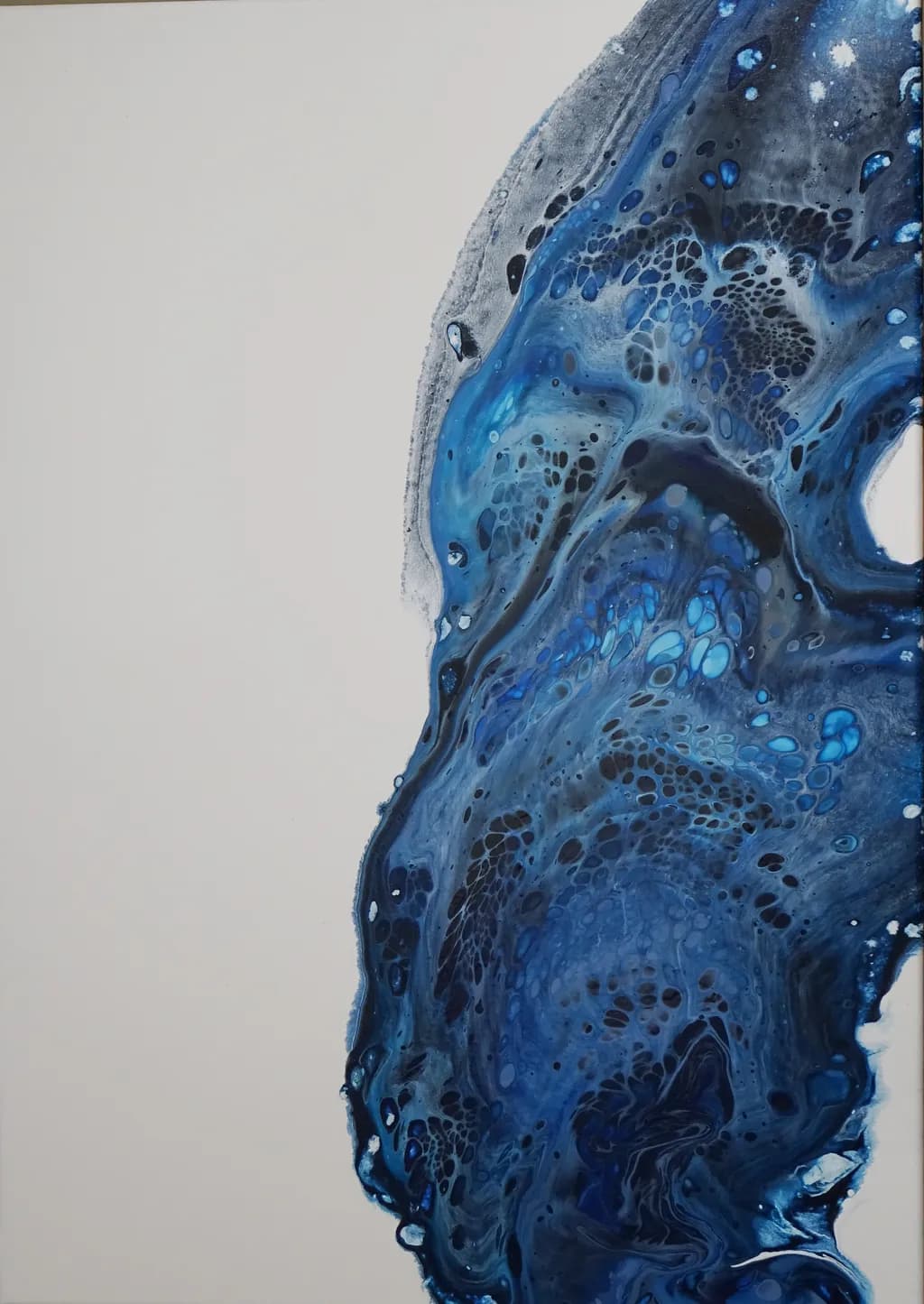 Ethereal Waves: A Deep Dive into Blue Abstraction