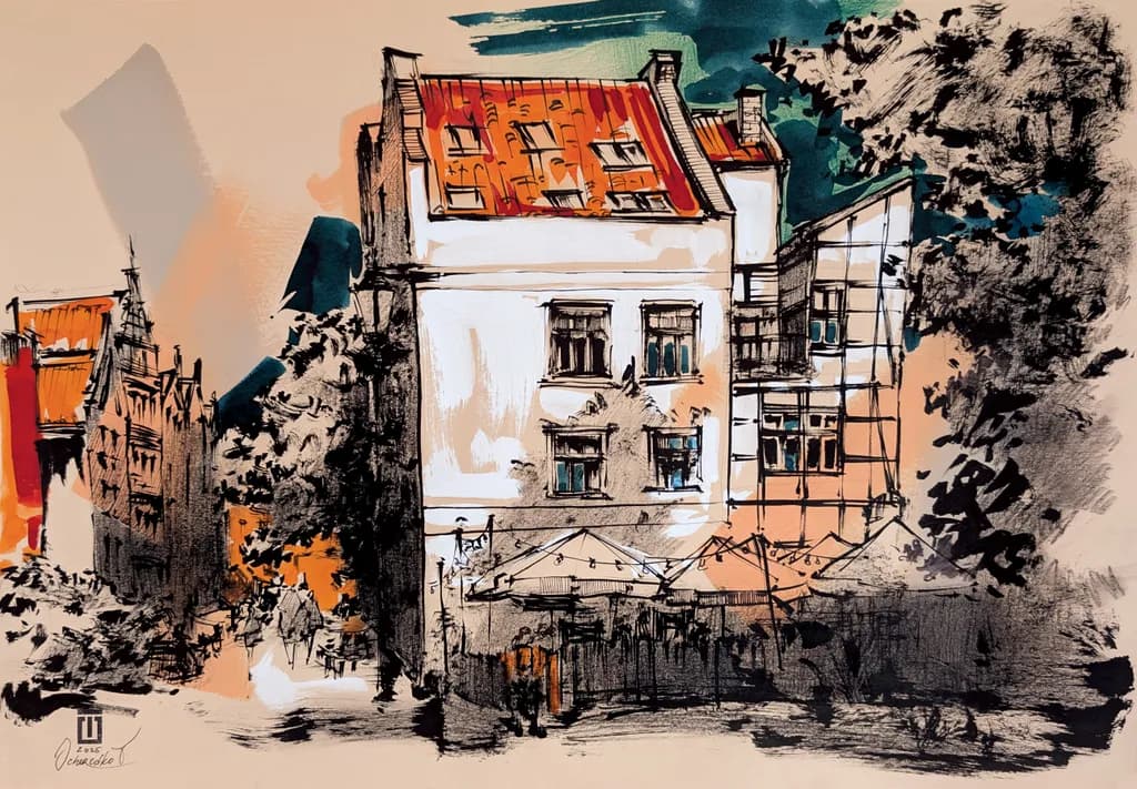 Urban Harmony: A Colorful Exploration of Architectural Landscapes