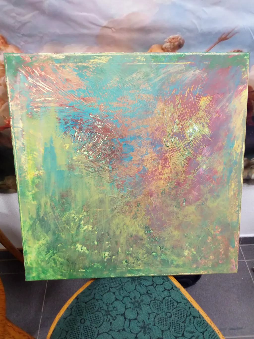 Whispers of Color: A Dreamlike Abstract Journey Through Texture and Light
