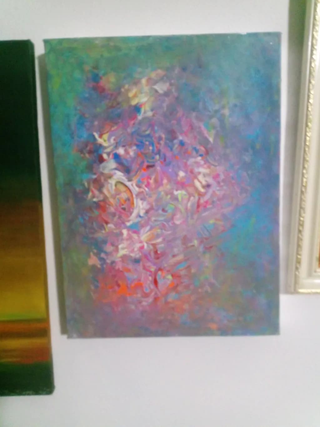Whispers of Color: An Abstract Journey Through Vibrant Hues and Textures