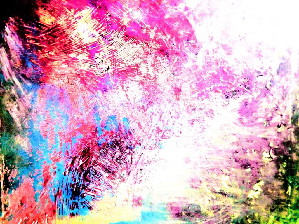Vibrant Whispers of Color: An Abstract Journey Through Light and Emotion