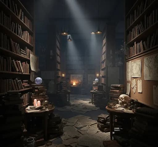 Whispers of Knowledge: A Journey Through the Enigmatic Library of Shadows