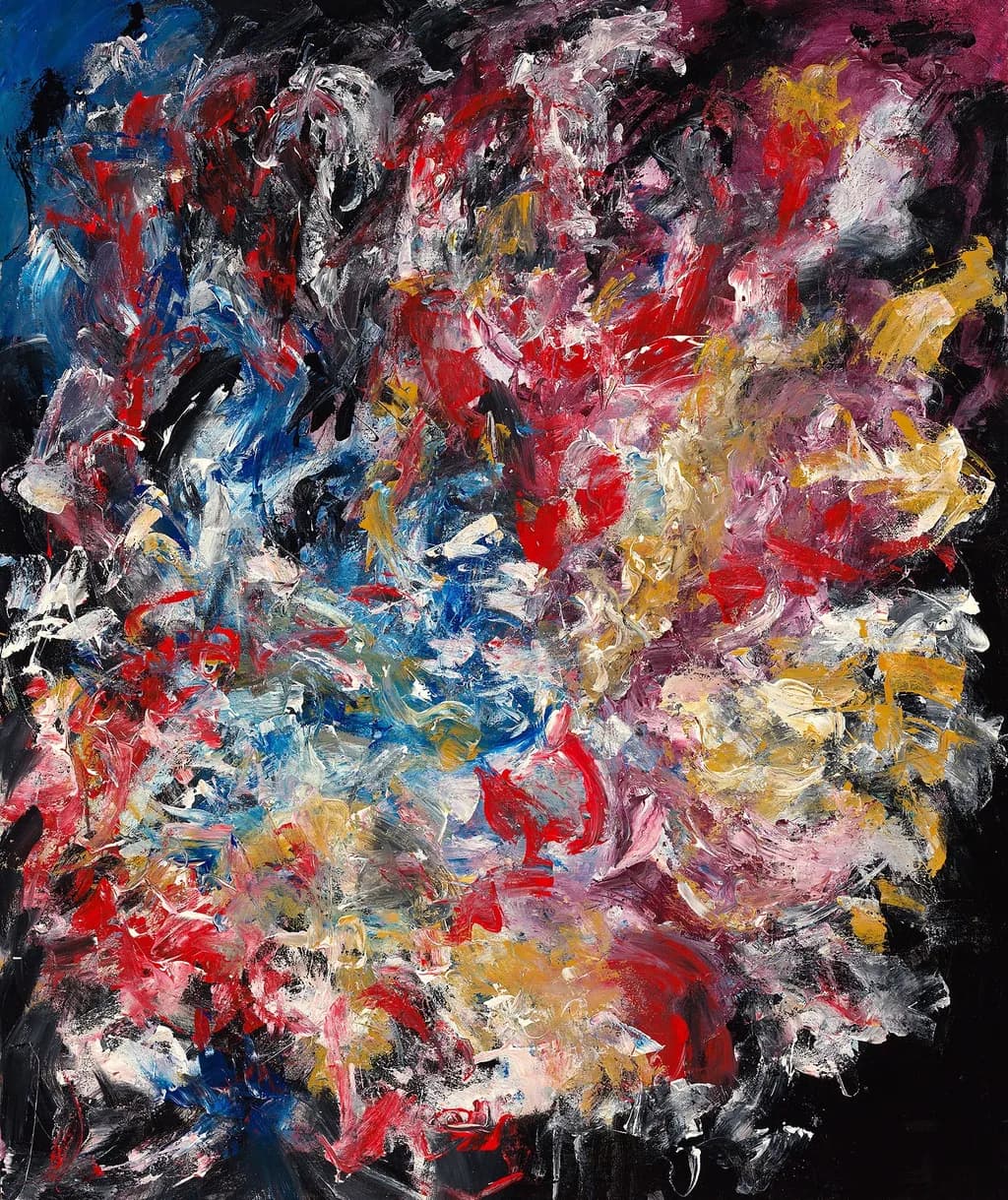 Vibrant Chaos: A Symphony of Color and Emotion