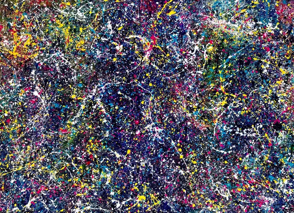Vibrant Chaos: An Expressive Journey Through Color and Abstraction