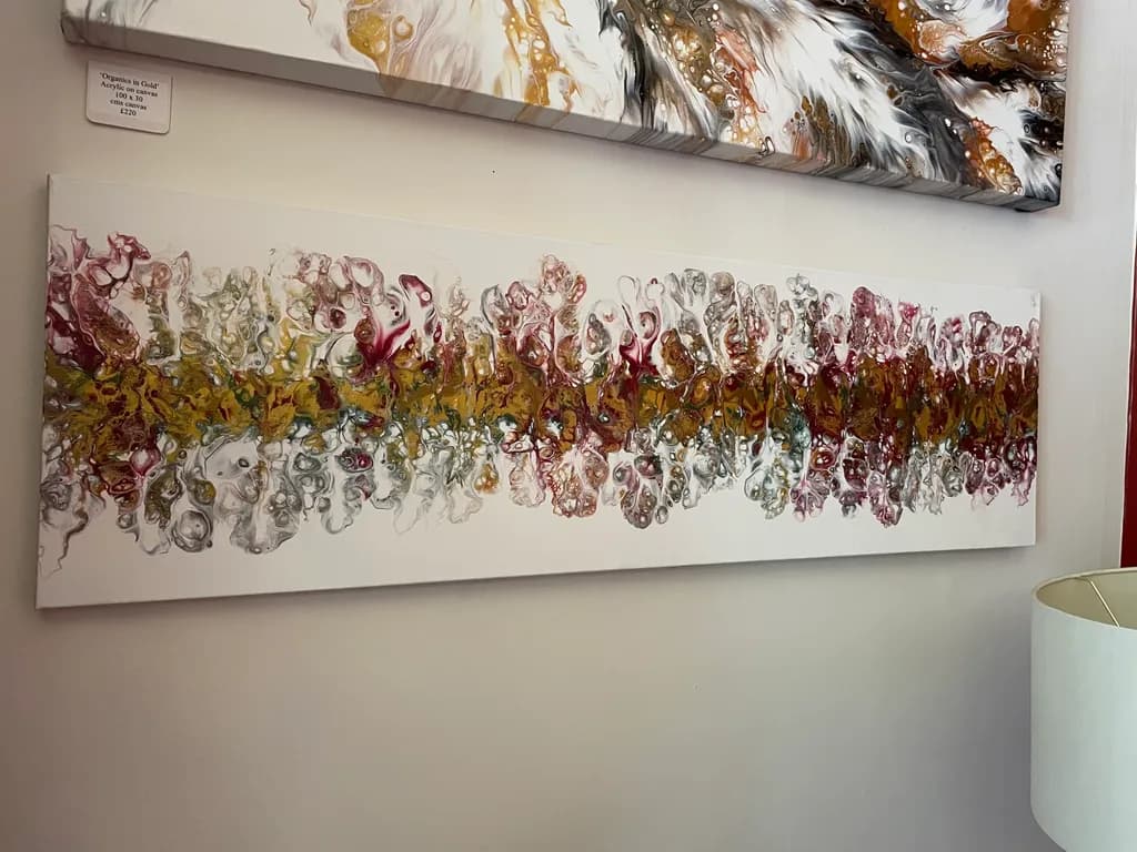 Ethereal Harmony: A Dance of Color and Texture in Abstract Art
