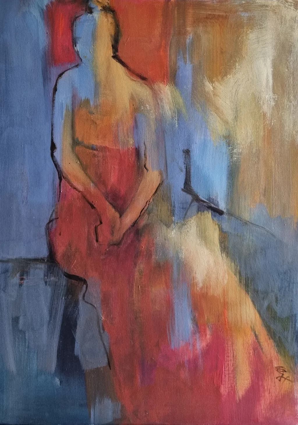 Whispers of Emotion: An Abstract Journey Through Color and Form