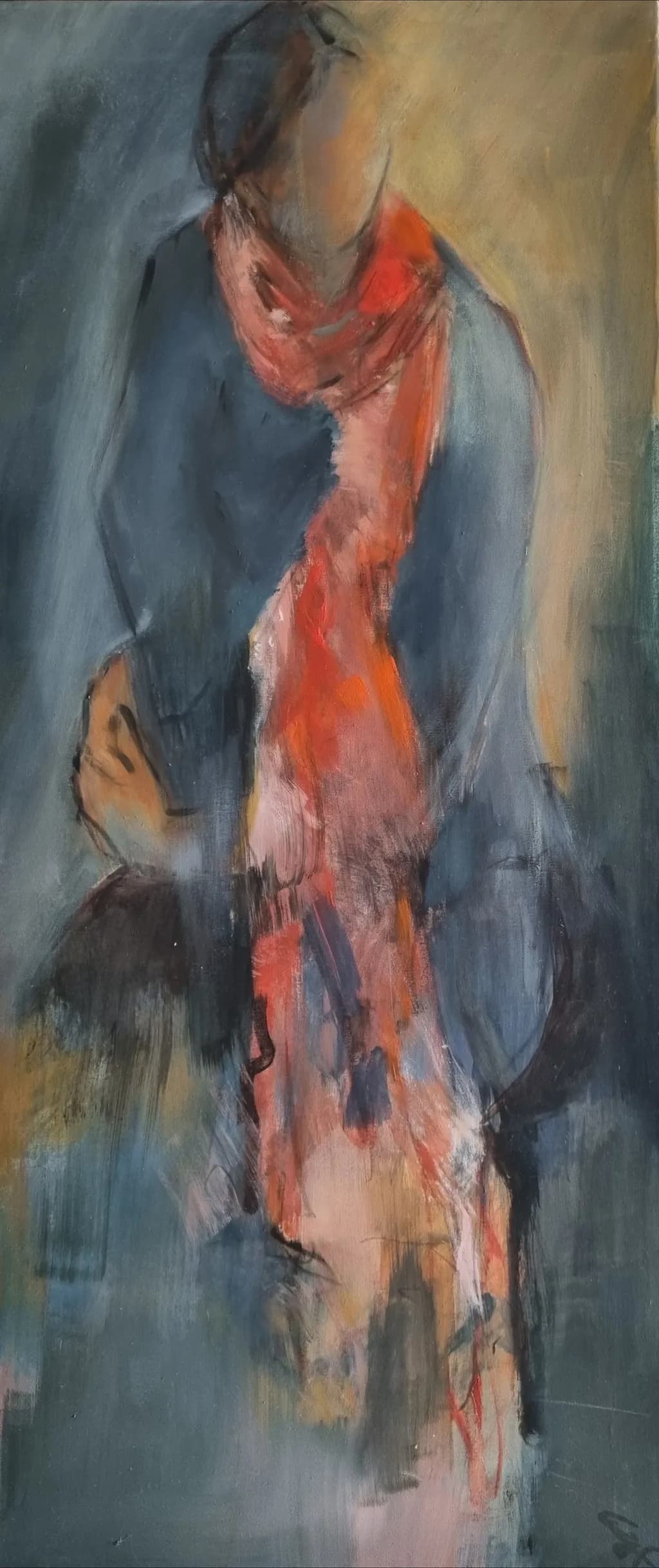 Whispers of Emotion: An Abstract Contemplation in Color and Form