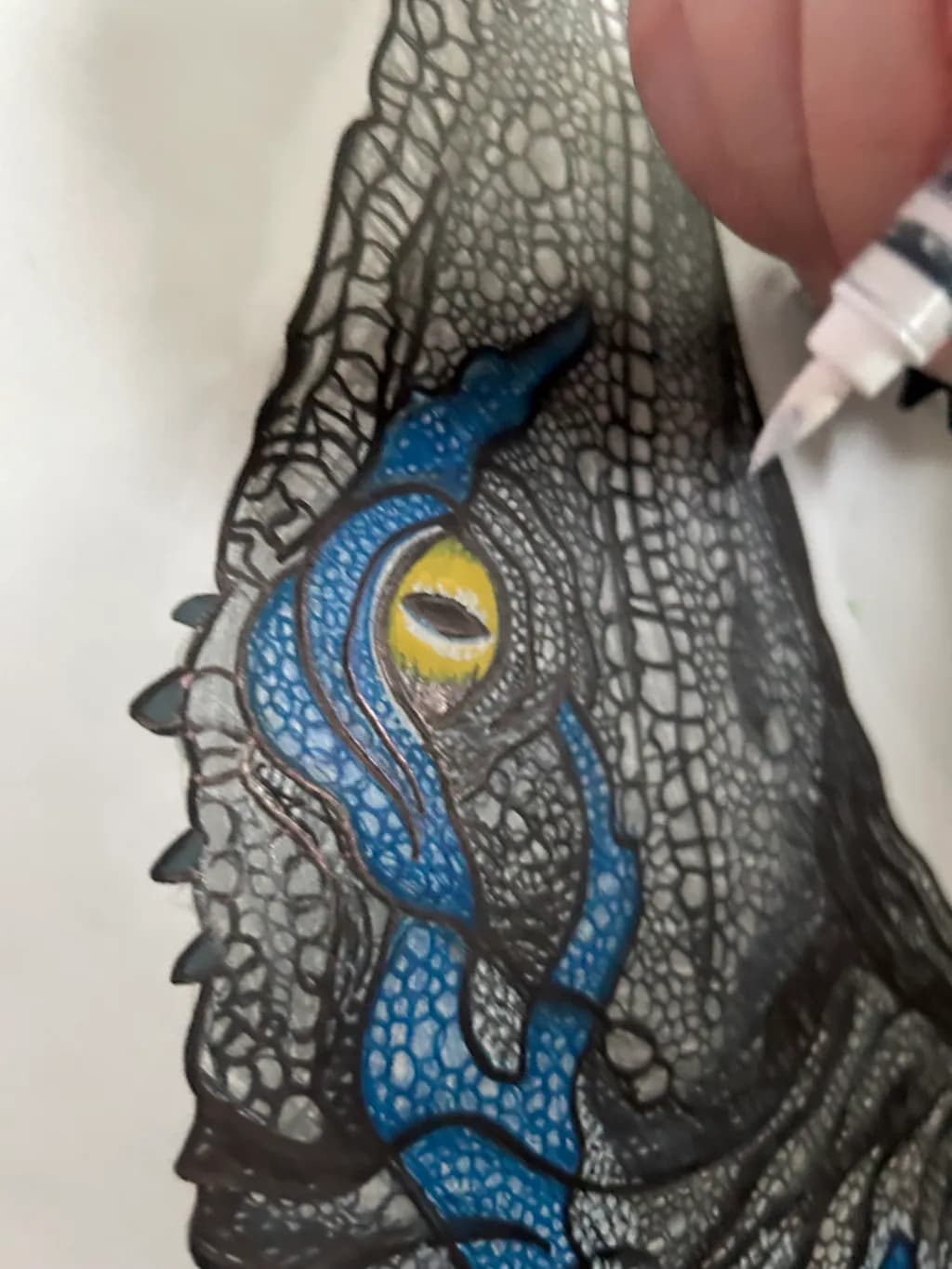 Vibrant Reptilian Dreams: A Detailed Illustration of Colorful Creativity