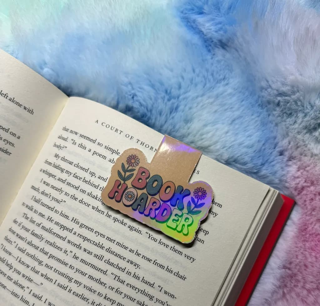 Book Hoarder: A Whimsical Bookmark for the Passionate Reader