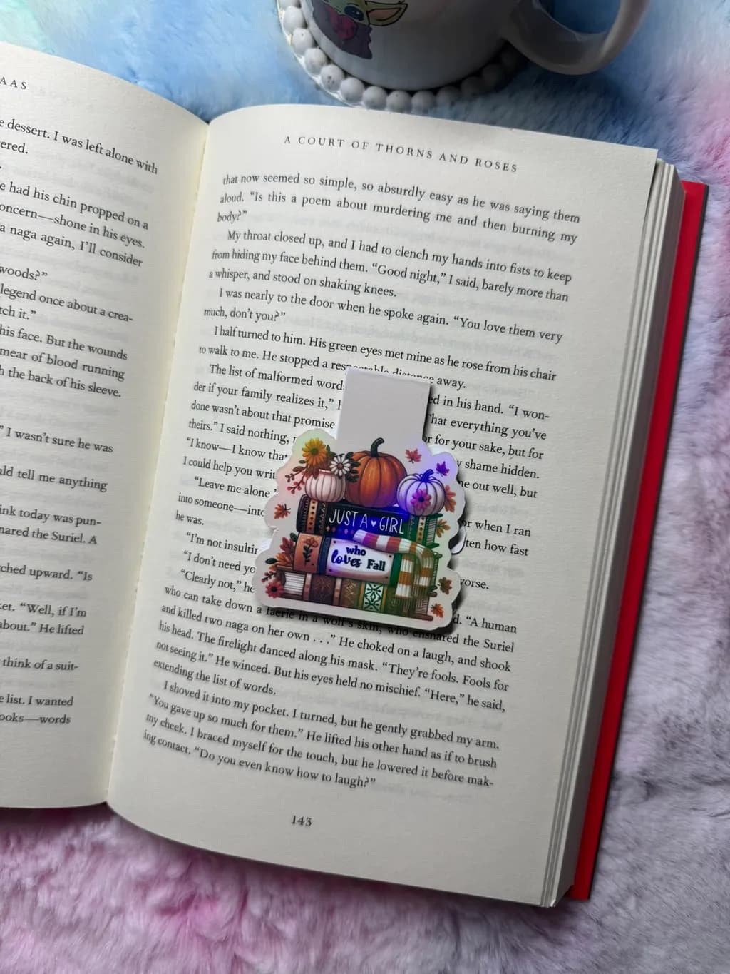 Whimsical Fall Reads: A Cozy Bookmark for Book Lovers