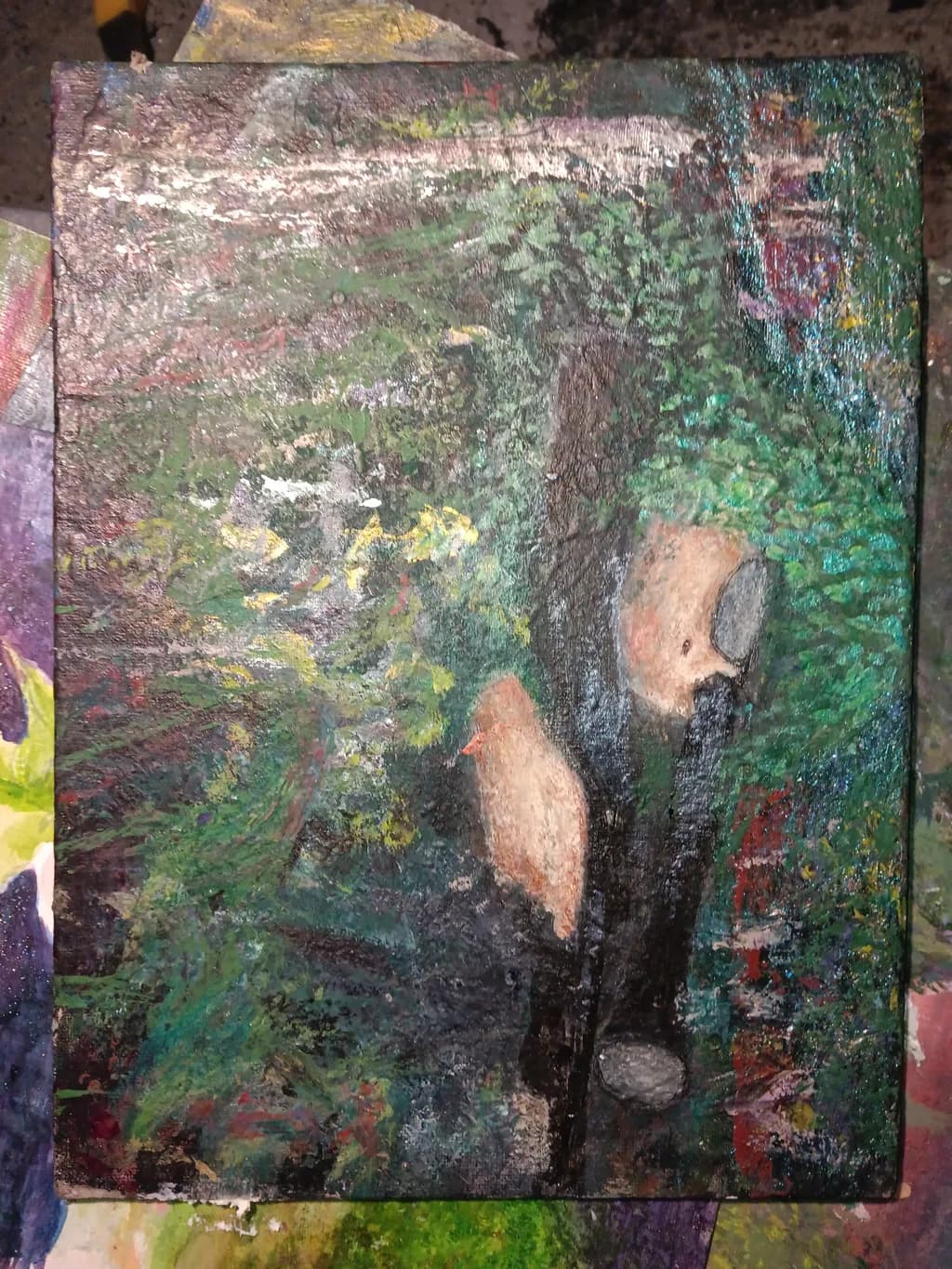 Whispers of Nature: A Serene Encounter in the Forest's Embrace