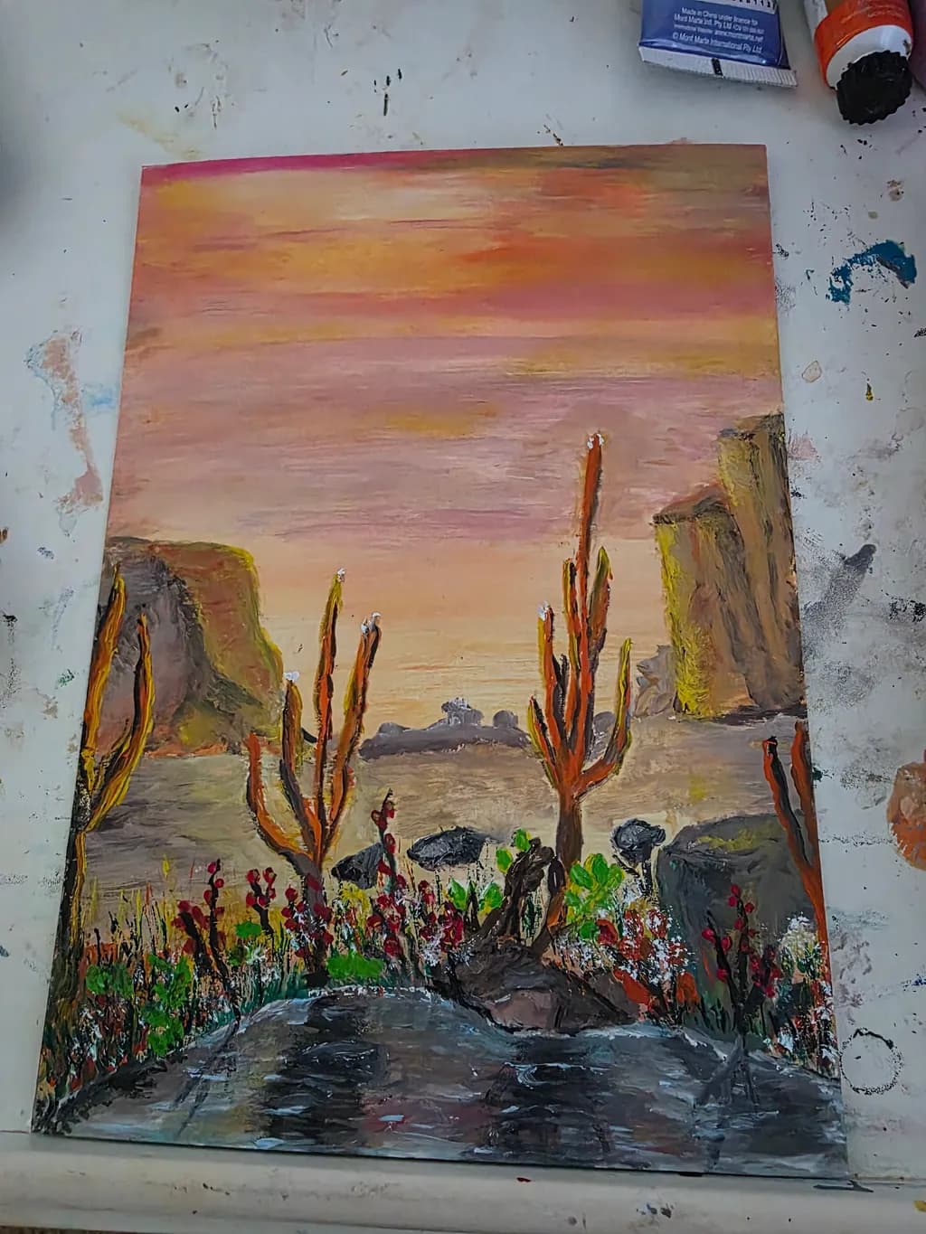 Desert Sunset Bloom