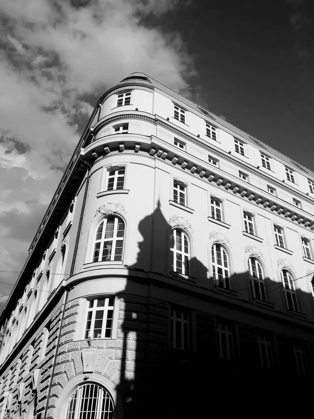 Whispers of Shadows: A Monochrome Dance of Architecture and Light