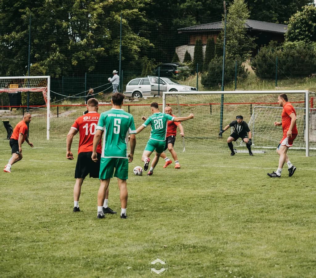 Dynamic Moments on the Field: A Captivating Soccer Match in Action