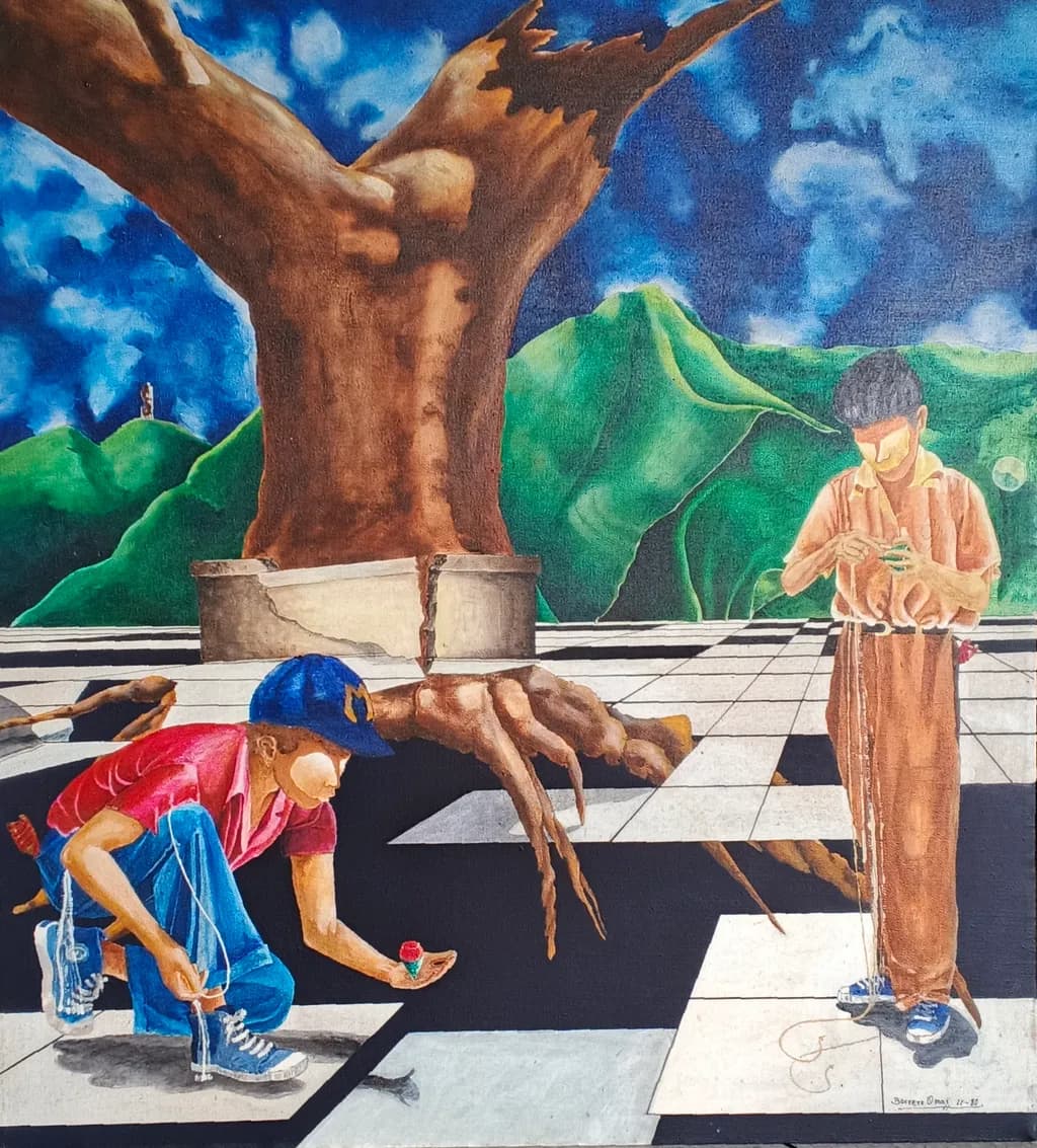 "Whispers of Childhood: A Journey Through Imagination and Nature"