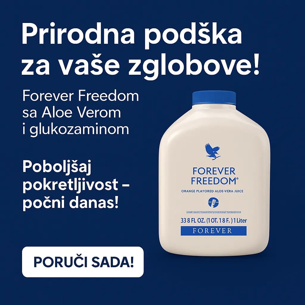 Natural Wellness Boost: Forever Freedom Aloe Vera Juice with Glucosamine for Joint Support