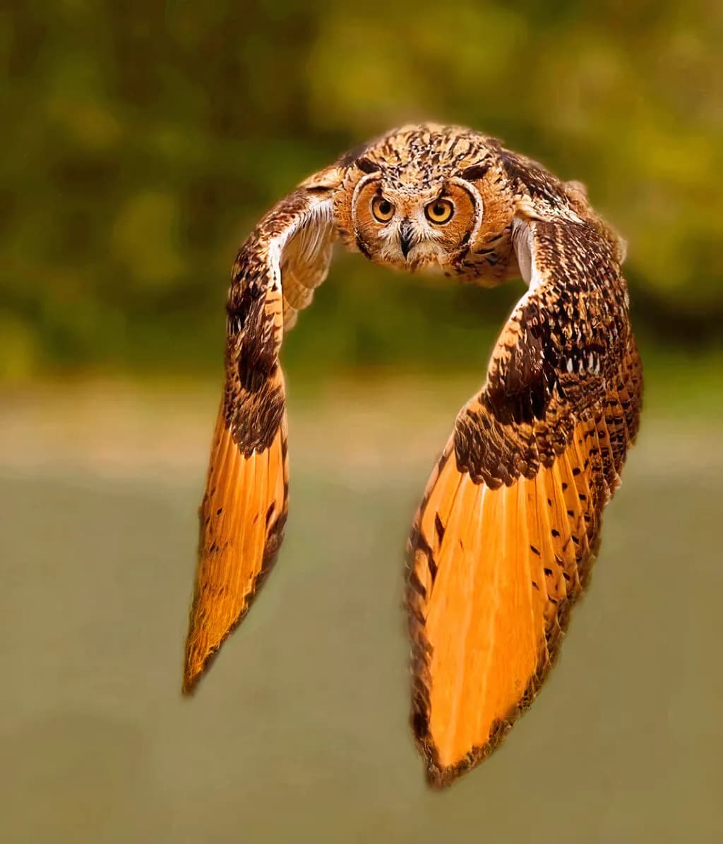 Soaring Owl Flight