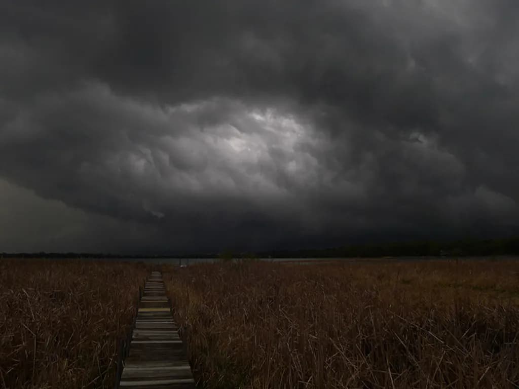 Lake Huron Storm Path