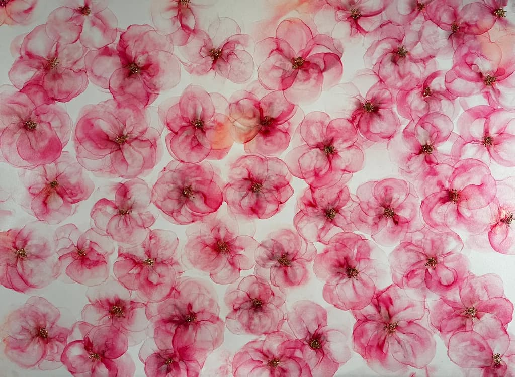 Whispers of Pink: A Delicate Floral Symphony
