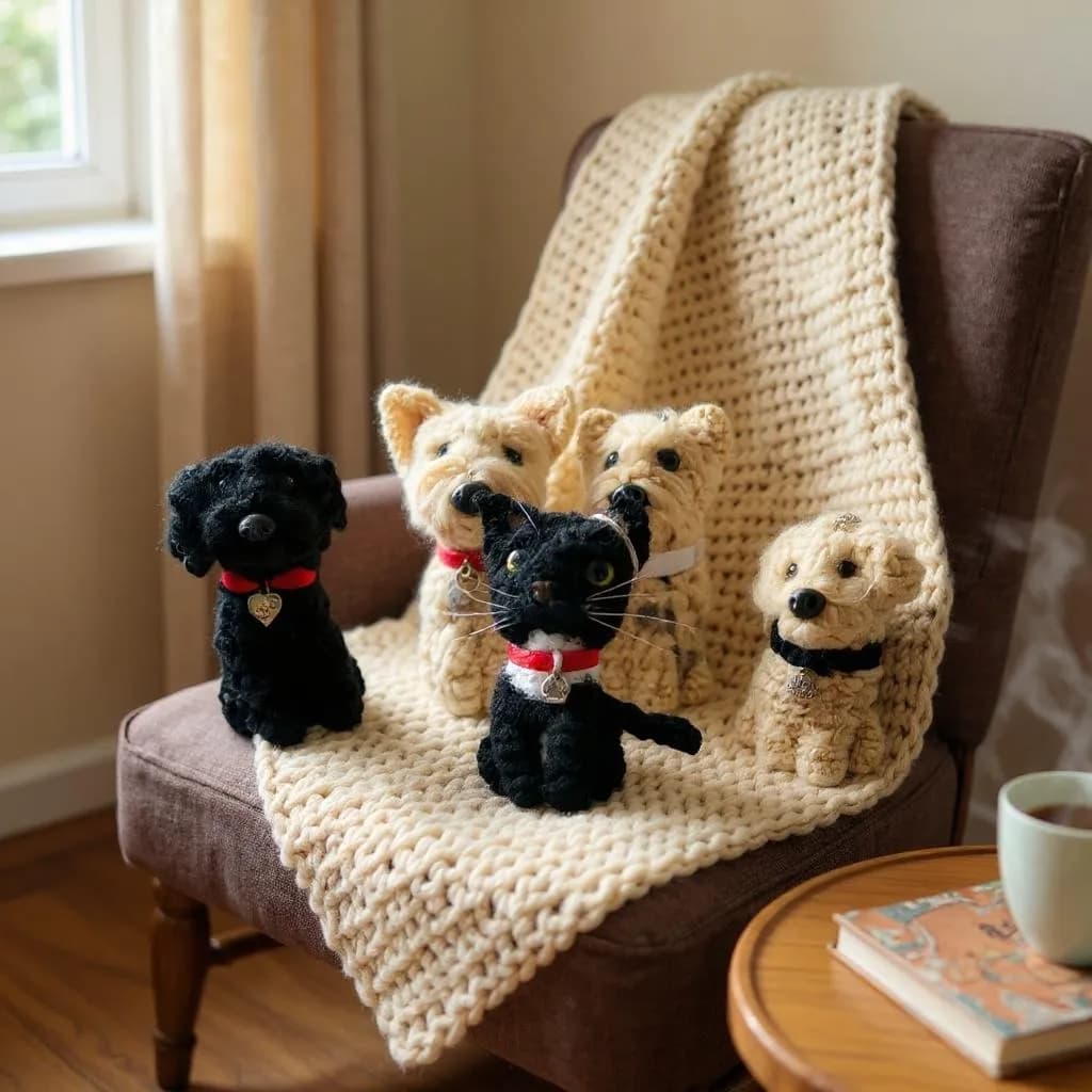 Cozy Companions: Handmade Plush Animal Friends for Your Home Decor
