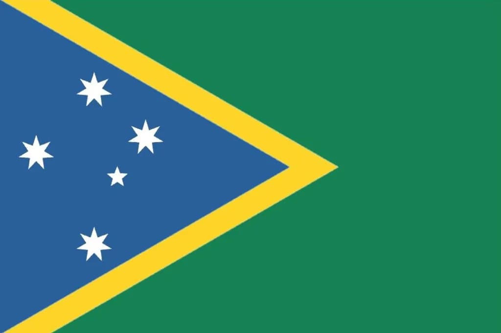 Blue Chevron Flag
