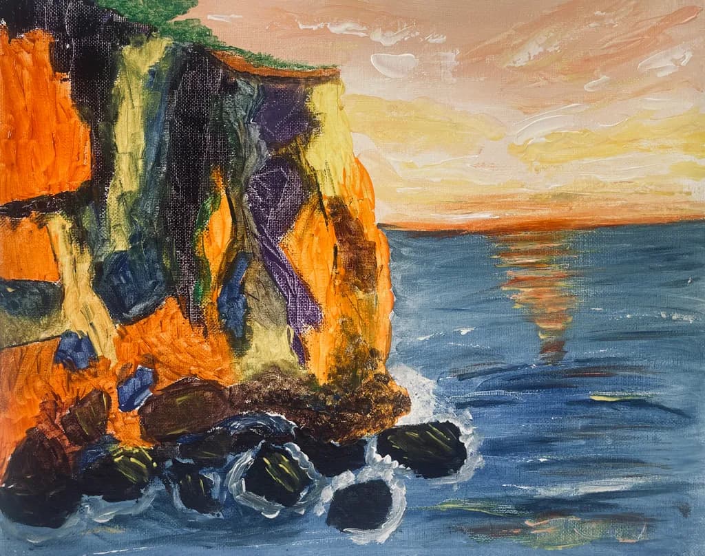Cliffs at Dusk