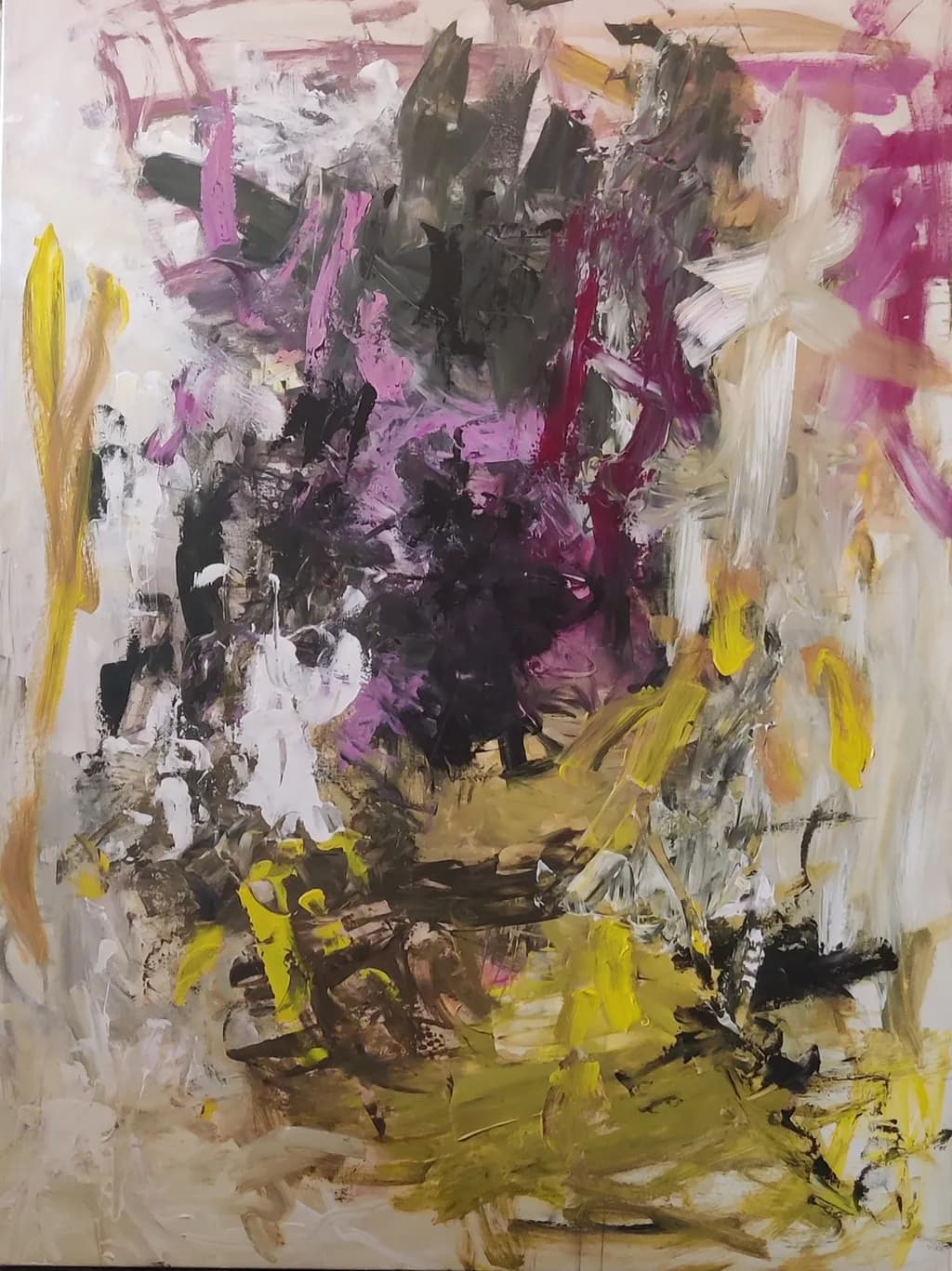 Vibrant Chaos: An Abstract Journey Through Color and Emotion
