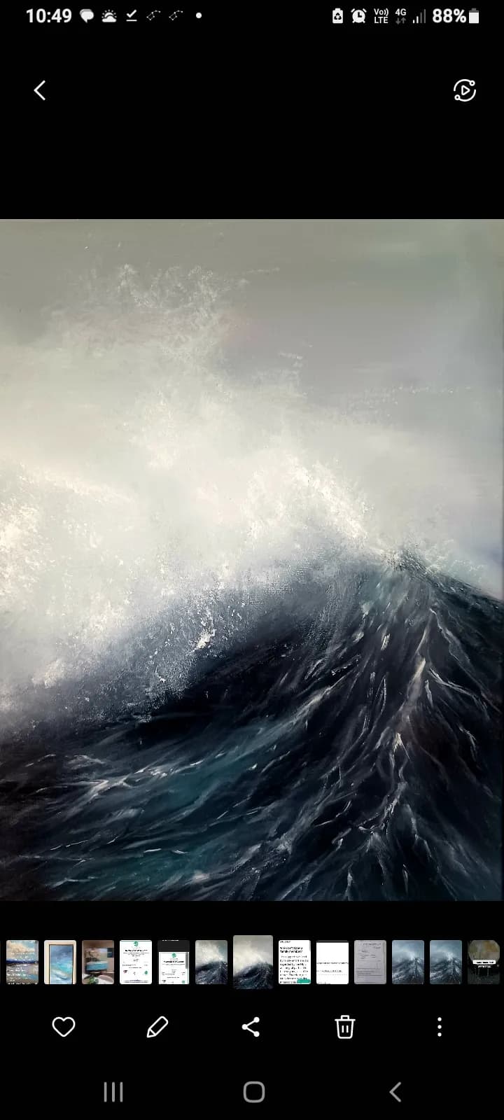 Whispers of the Ocean: A Majestic Wave in Motion