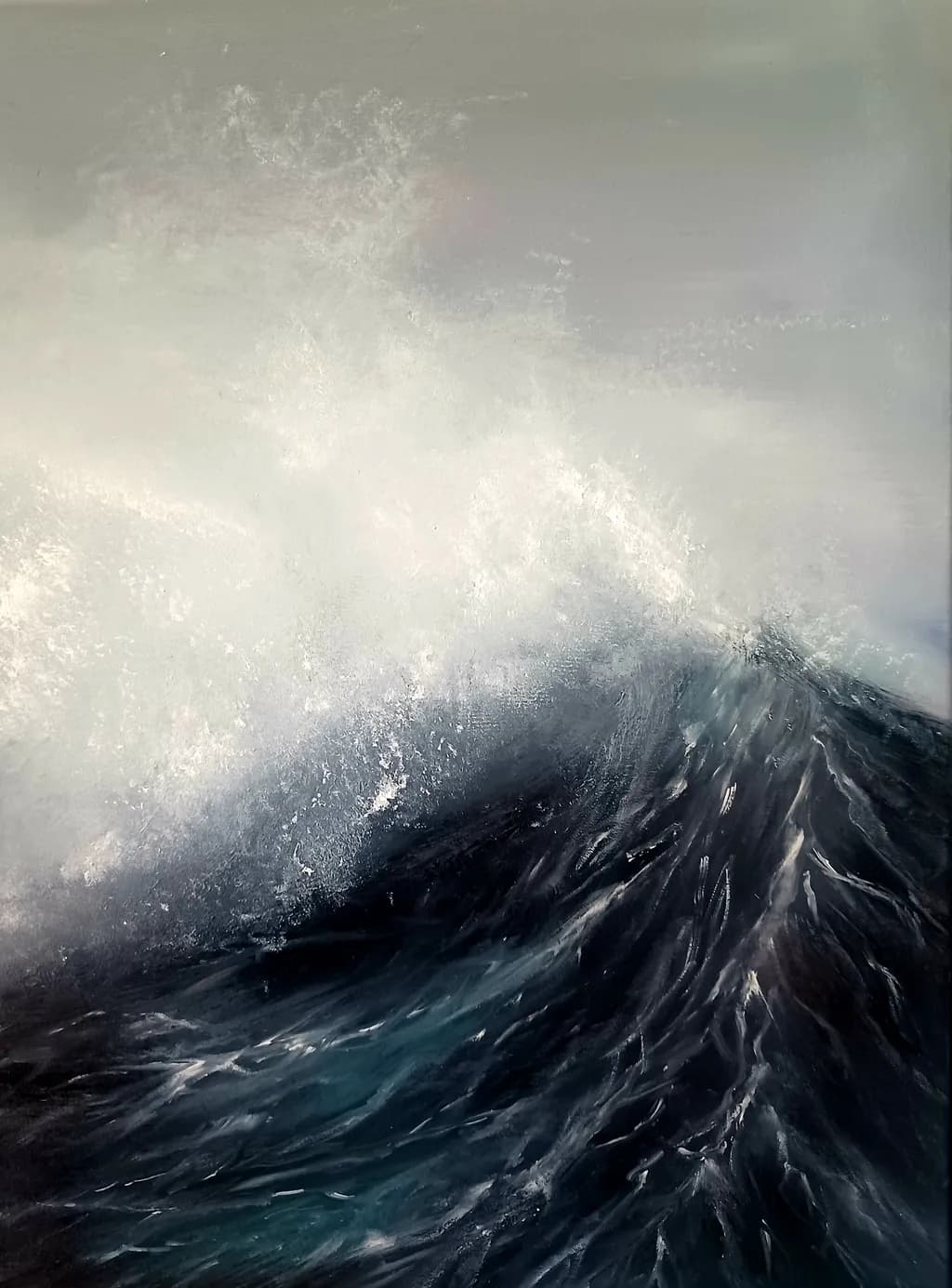 Whispers of the Ocean: A Majestic Wave in Motion