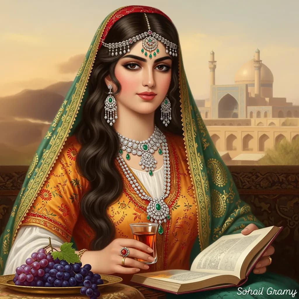 Elegance in Tradition: A Portrait of Grace and Heritage