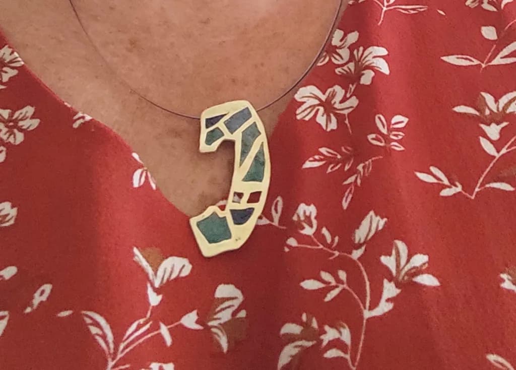 Fragmented Bloom Pendant