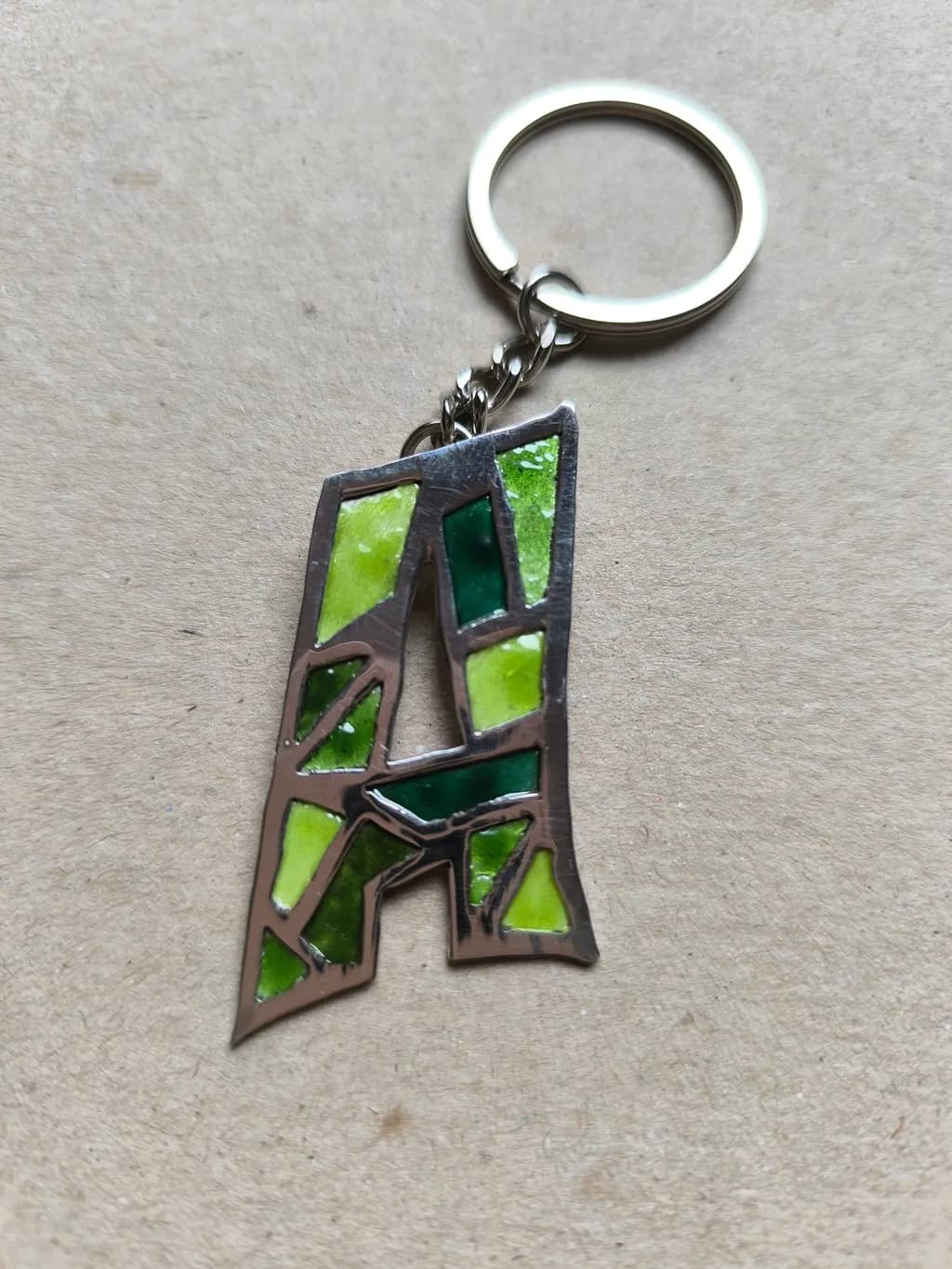 Patchwork A Keychain