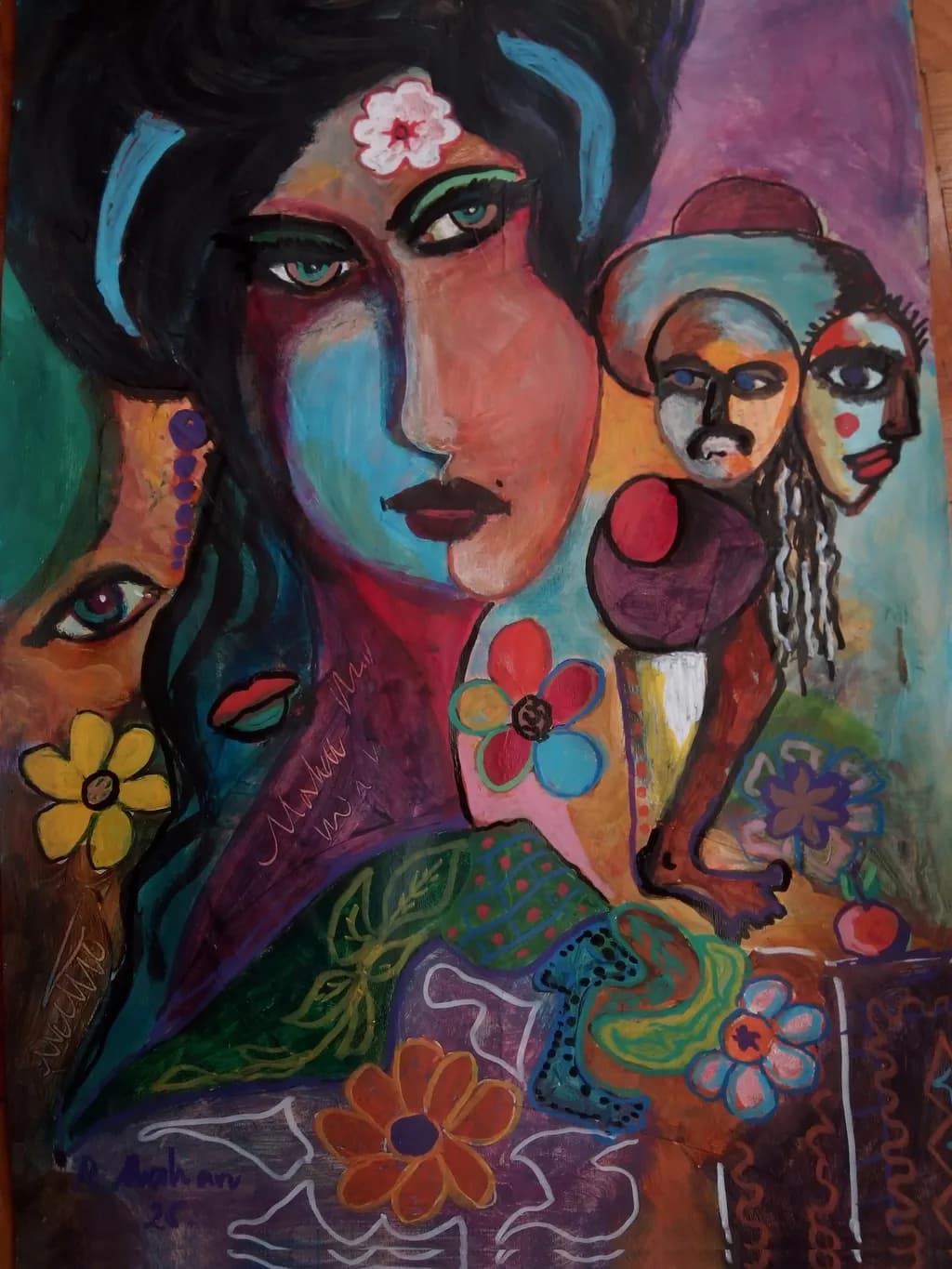 Vibrant Whispers: A Colorful Journey Through Emotion and Identity
