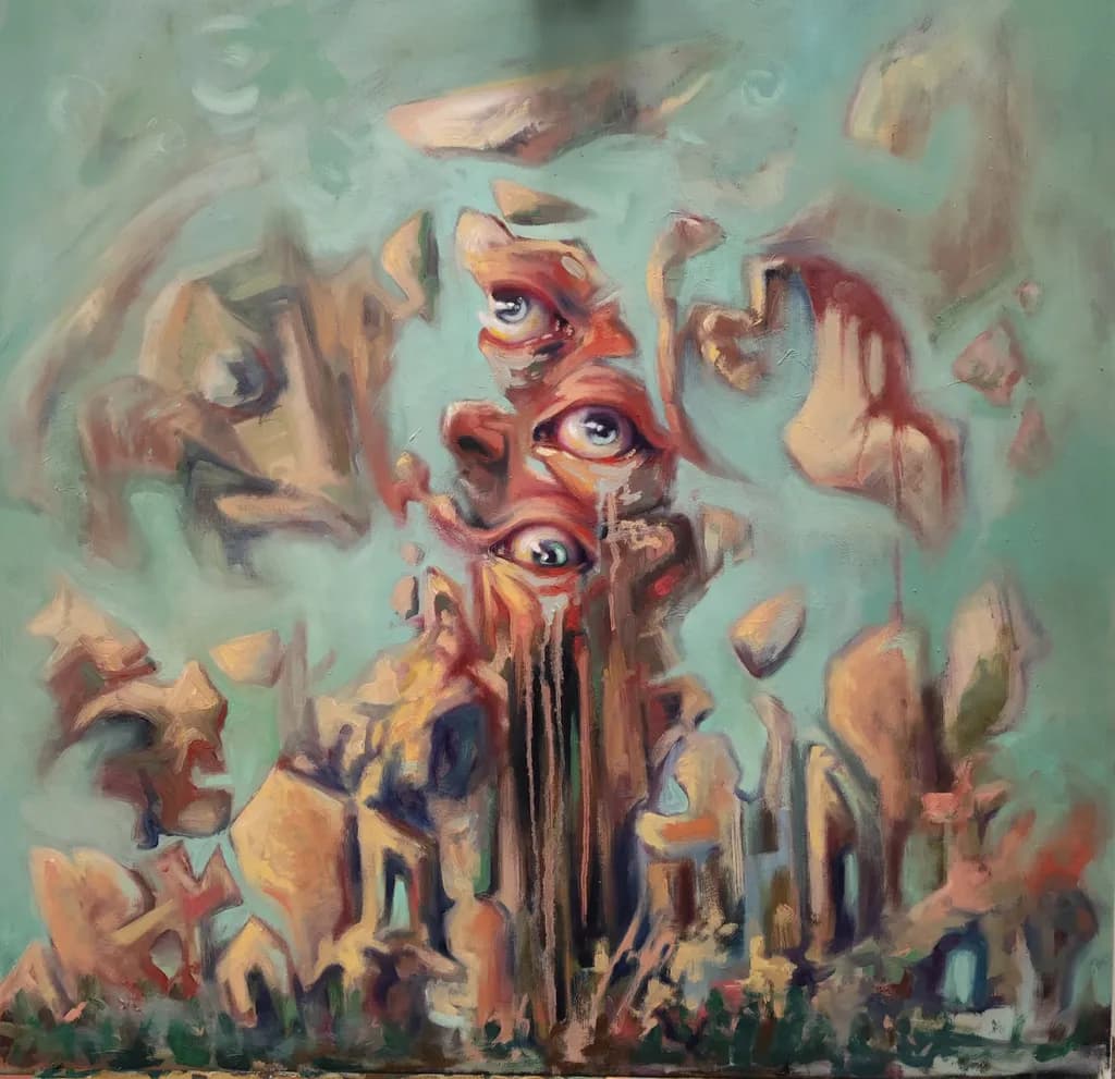 Fragmented Visions: An Emotional Journey Through Surreal Expressionism