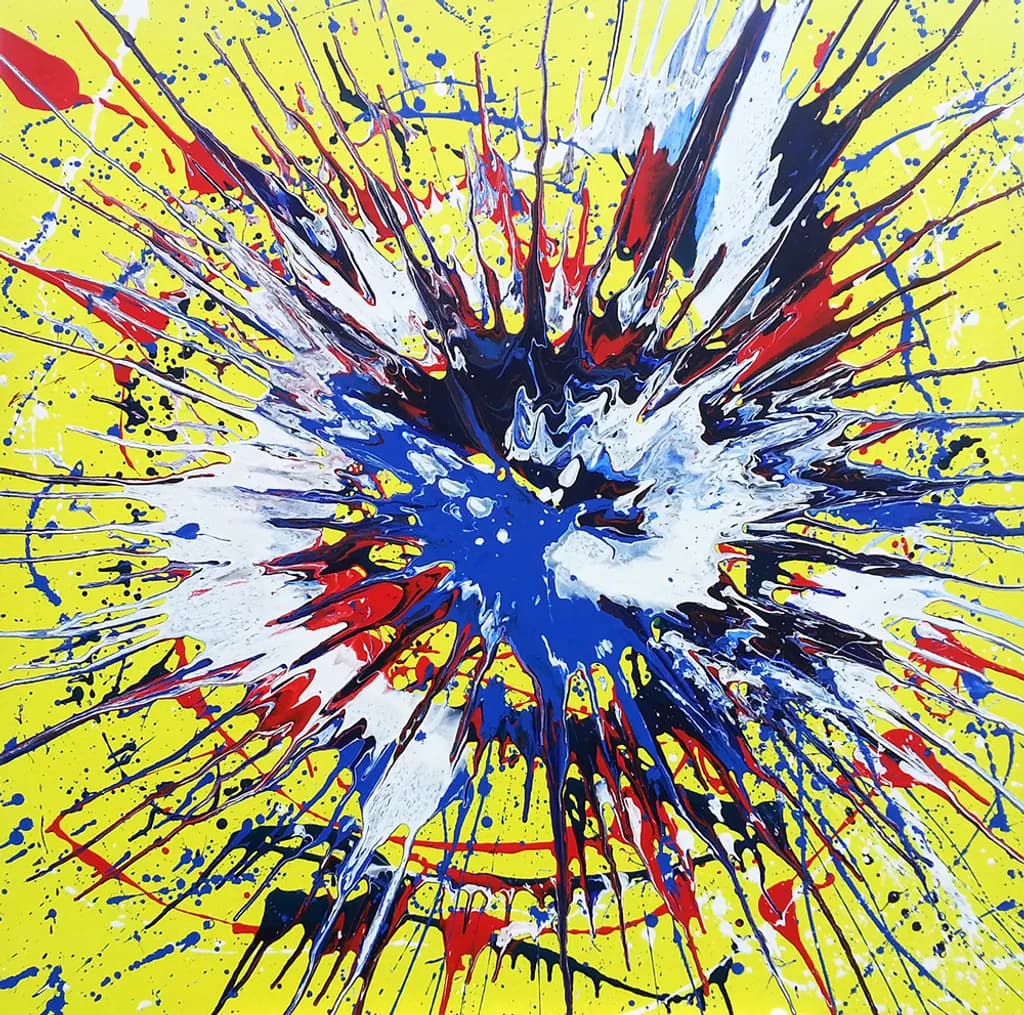 Tableau Contemporain Abstrait TOV 11P