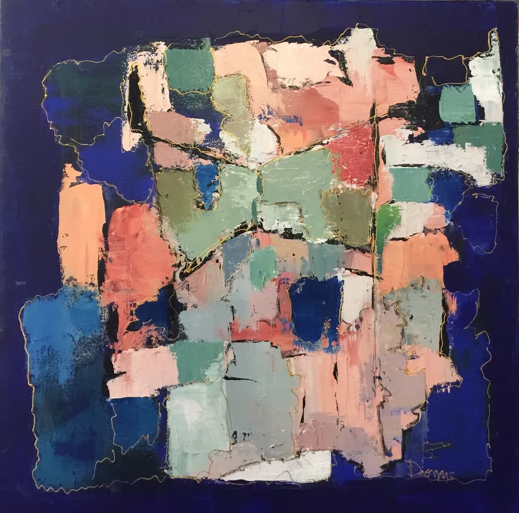 Whispers of Color: A Dance of Emotion on Canvas