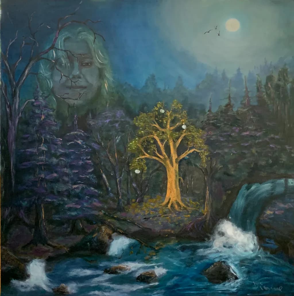 Whispers of the Moonlit Forest: A Journey Through Nature's Embrace