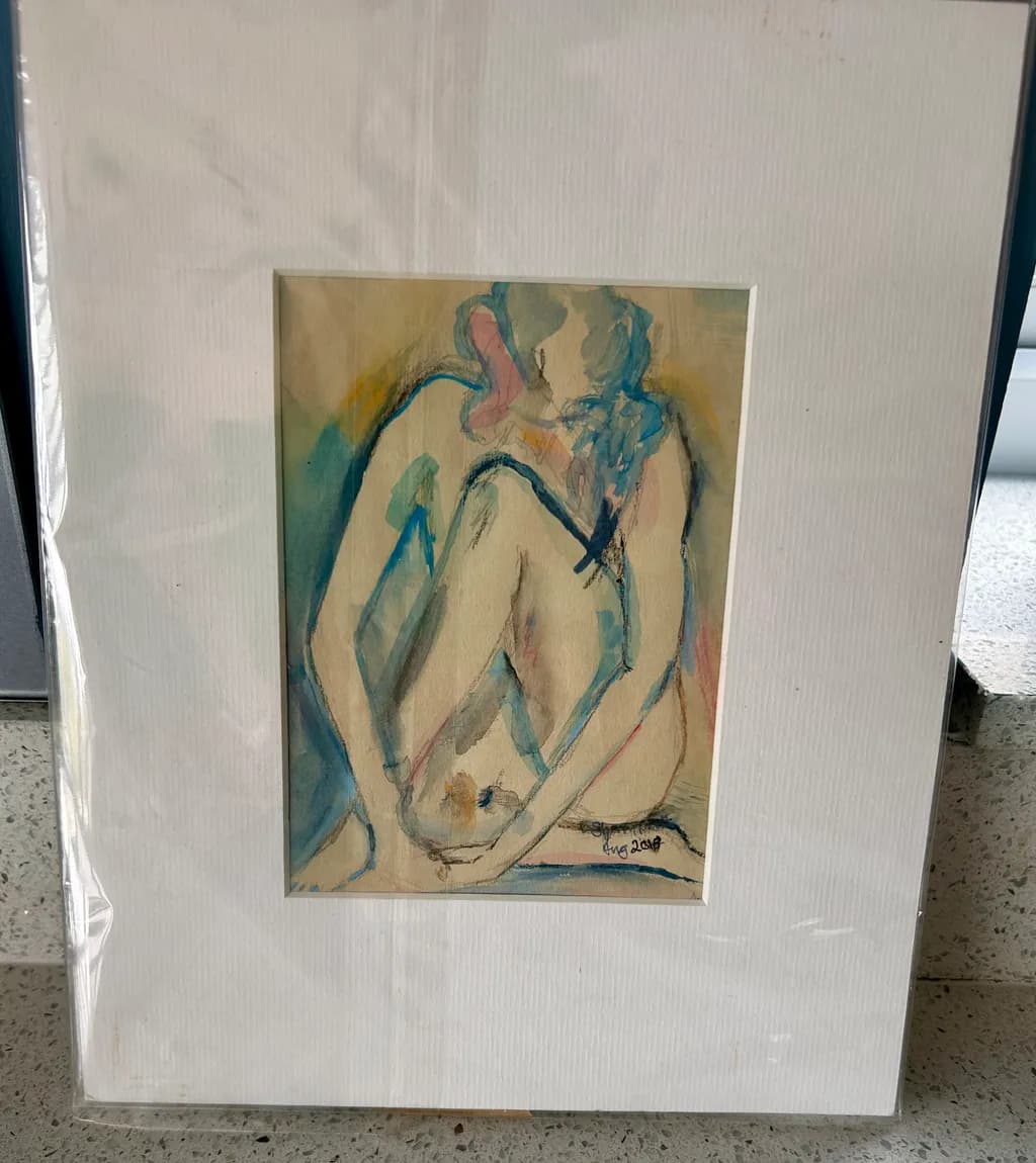 Whispers of Color: An Abstract Exploration of the Human Form