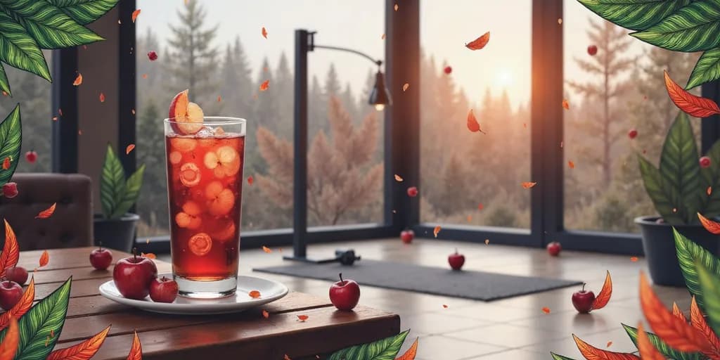 Autumn Serenity: A Cozy Beverage Amidst Nature's Embrace